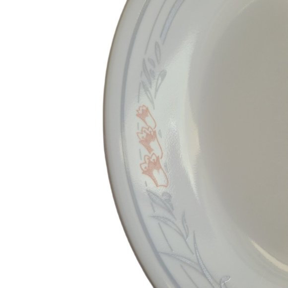 CORELLE ROSE 10 1/4" SANDSTONE Dinner Plates Set of 4 - Picture 3 of 3